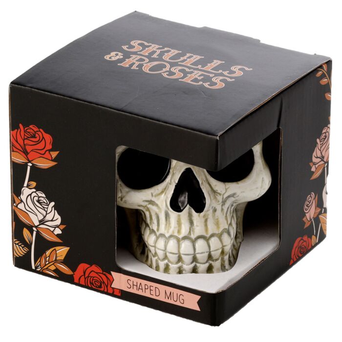 Ancient Skull Head Ceramic Shaped Mug 🇬🇧