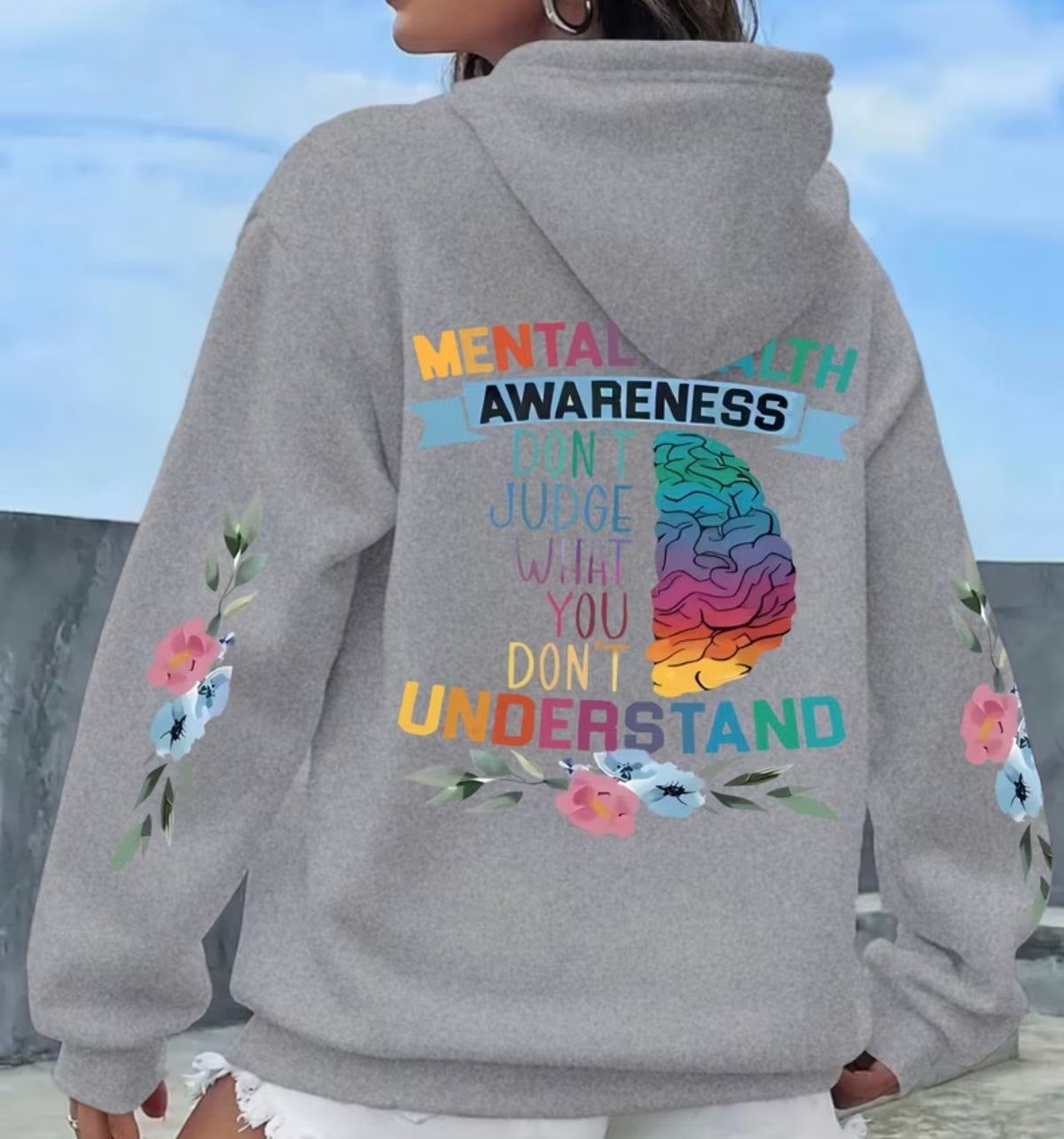 Understand Hoodie - Flowers 🇬🇧