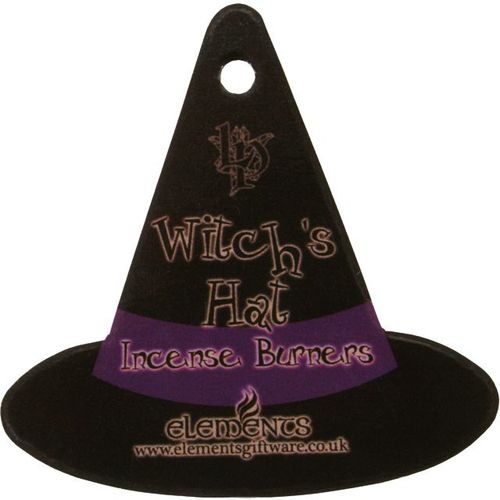 Witch Hat With Cat Incense Cone Holder 🇬🇧