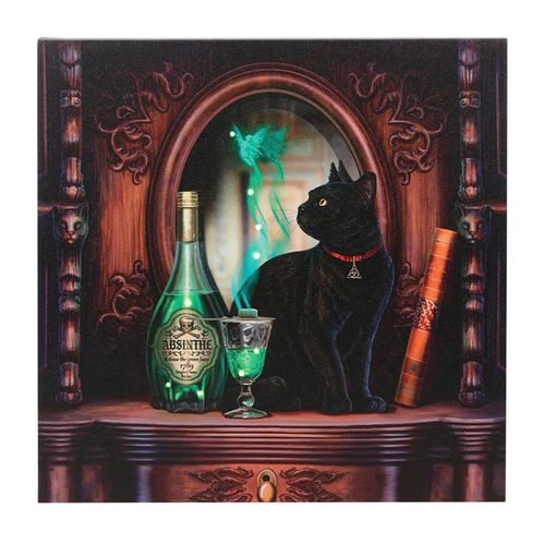 Absinthe Light Up Canvas Plaque by Lisa Parker 🇬🇧