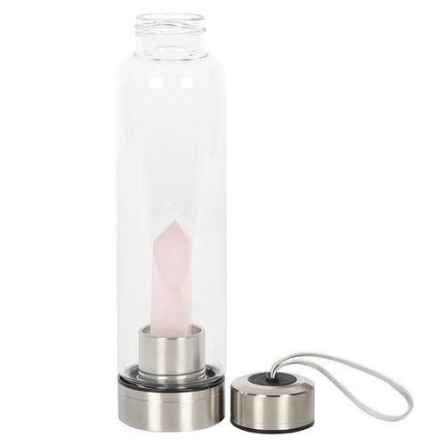 Rose Quartz Purifying Glass Water Bottle 🇬🇧