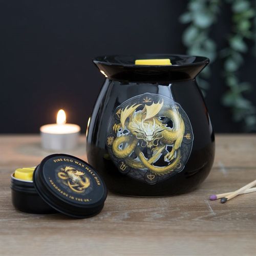 Imbolc Wax Melt Burner Gift Set by Anne Stokes 🇬🇧