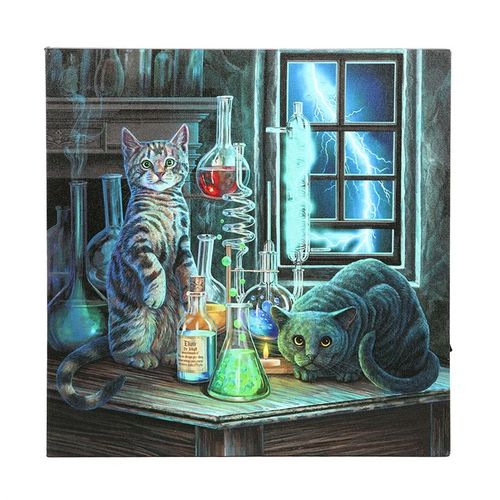 Jekyll and Hyde Light Up LED Canvas Plaque by Lisa Parker 🇬🇧