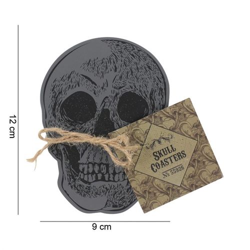 Set Of 4 Skull Coasters 🇬🇧