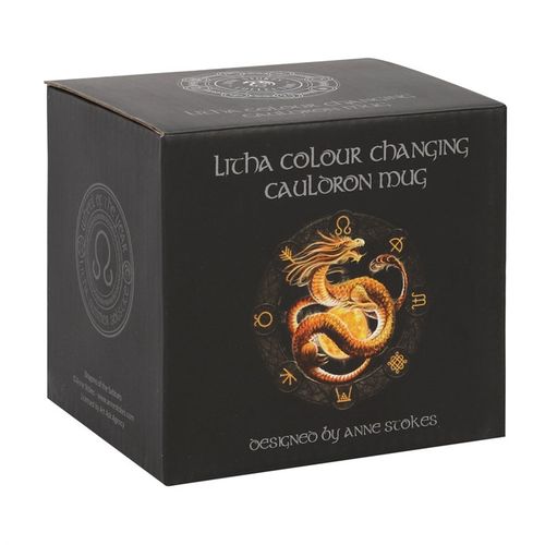 Litha Colour Changing Cauldron Mug by Anne Stokes 🇬🇧
