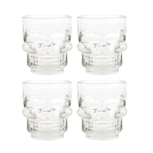 Set of 4 Skull Shot Glasses Set 🇬🇧