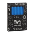 Set of 12 Blue 'Wisdom' Spell Candles 🇬🇧