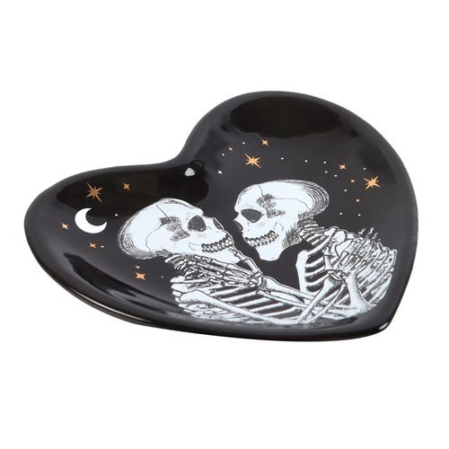 Skeleton Couple Heart Trinket Dish 🇬🇧