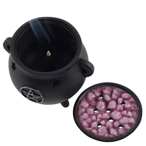 Pentagram Cauldron Incense Cone Holder 🇬🇧