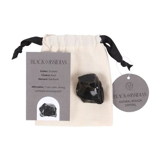 Black Obsidian Healing Rough Crystal 🇬🇧