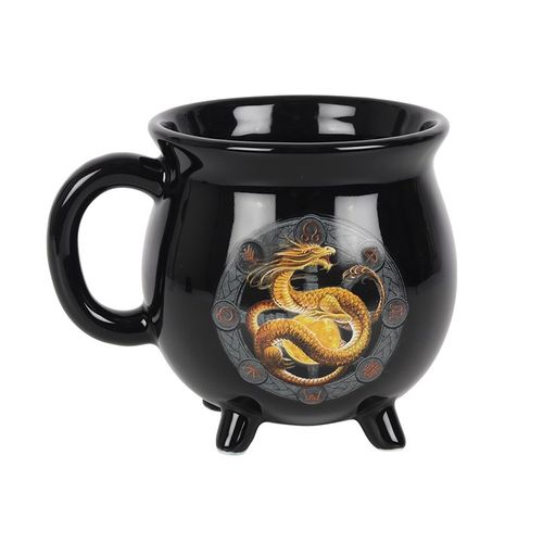 Litha Colour Changing Cauldron Mug by Anne Stokes 🇬🇧