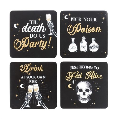 Til Death Do Us Party Coaster Set 🇬🇧