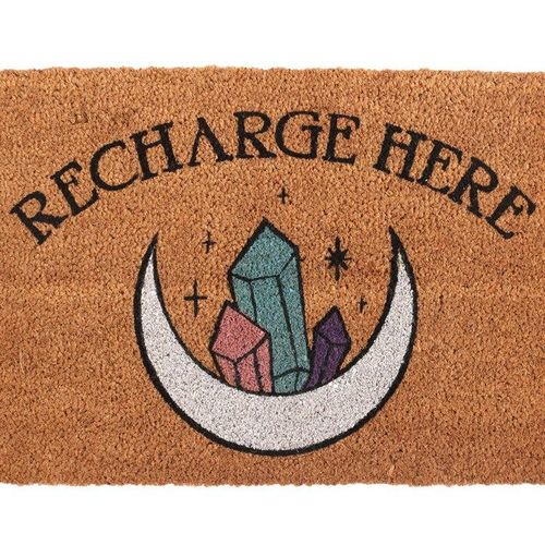 Natural Recharge Here Crystal Doormat 🇬🇧