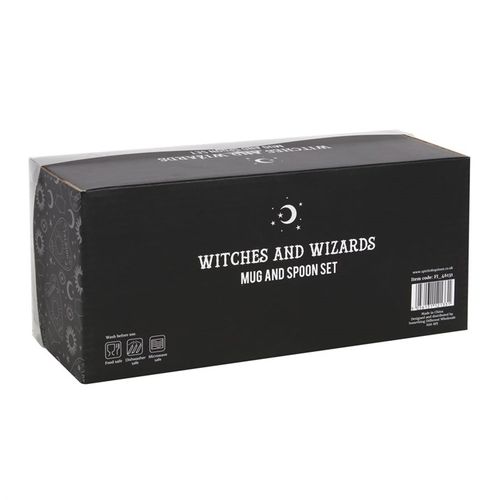 Witch and Wizard Couples Mug and Spoon Set 🇬🇧