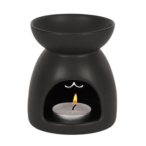 Black Cat Cut Out Oil Burner and Wax Warmer 🇬🇧