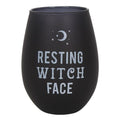 Resting Witch Face Stemless Wine Glass 🇬🇧