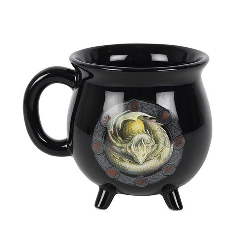 Ostara Colour Changing Cauldron Mug by Anne Stokes 🇬🇧