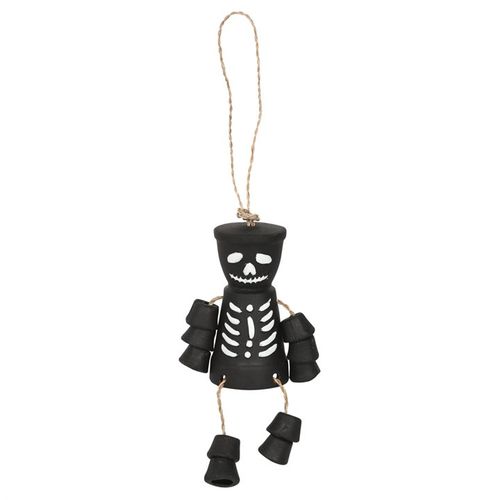 Black Skeleton Terracotta Pot Man 🇬🇧