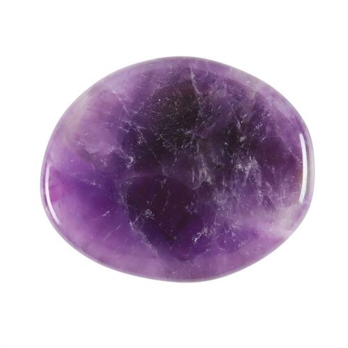 Stay Calm Amethyst Crystal Palm Stone 🇬🇧