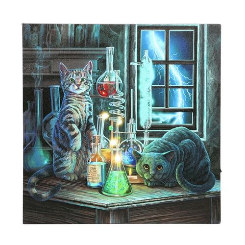 Jekyll and Hyde Light Up LED Canvas Plaque by Lisa Parker 🇬🇧