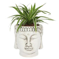 White Terracotta Buddha Head Planter 🇬🇧