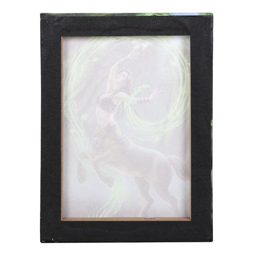 19x25cm Earth Element Sorceress Canvas Plaque by Anne Stokes 🇬🇧