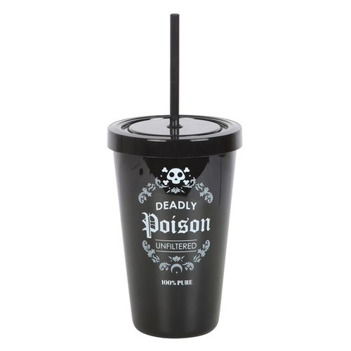 Deadly Poison Plastic Tumbler with Straw 🇬🇧