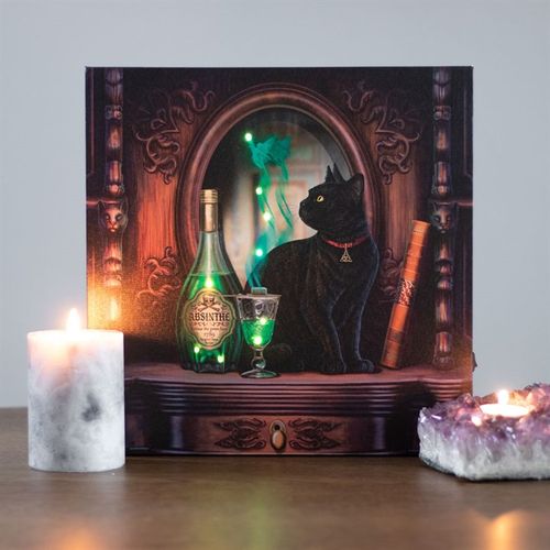 Absinthe Light Up Canvas Plaque by Lisa Parker 🇬🇧