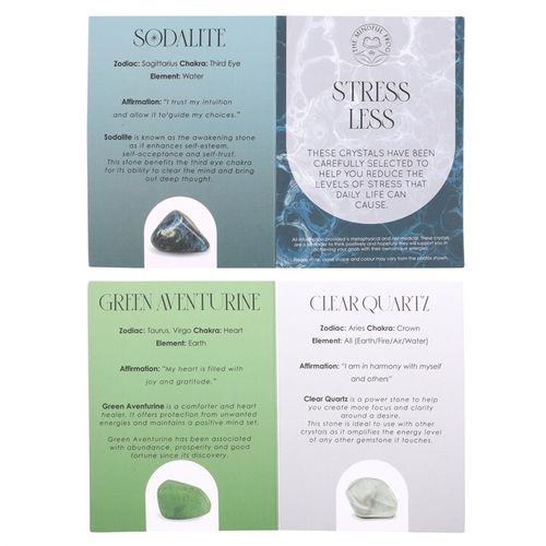 Stress Less Healing Crystal Set 🇬🇧