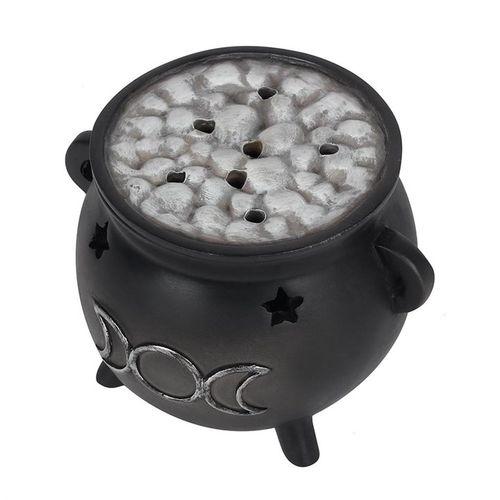 Triple Moon Cauldron Incense Cone Holder 🇬🇧