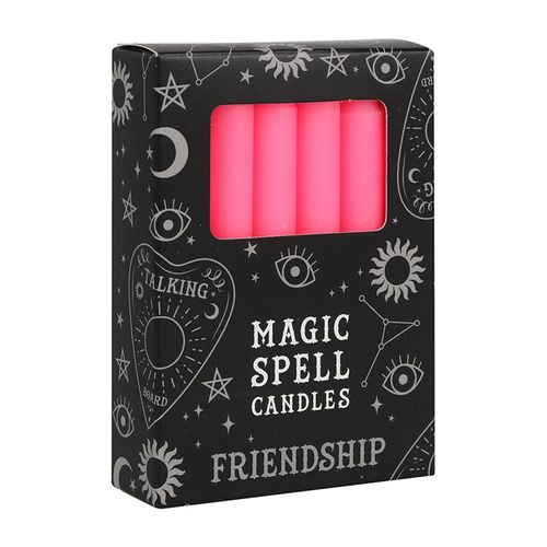 Set of 12 Pink 'Friendship' Spell Candles 🇬🇧