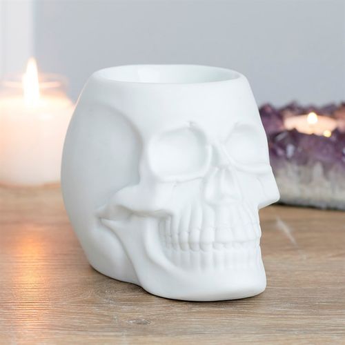 White Skull Oil Burner 🇬🇧