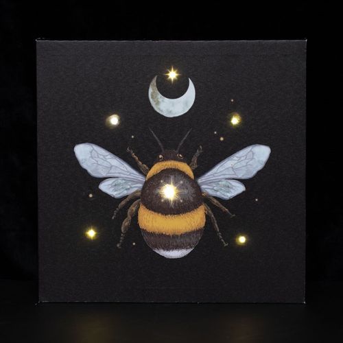 Forest Bee Light Up Canvas Plaque 🇬🇧