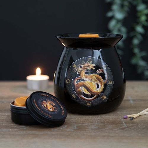 Litha Wax Melt Burner Gift Set by Anne Stokes 🇬🇧