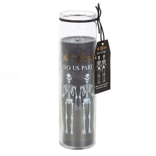 Til Death Do Us Part Amber Noir Tube Candle 🇬🇧