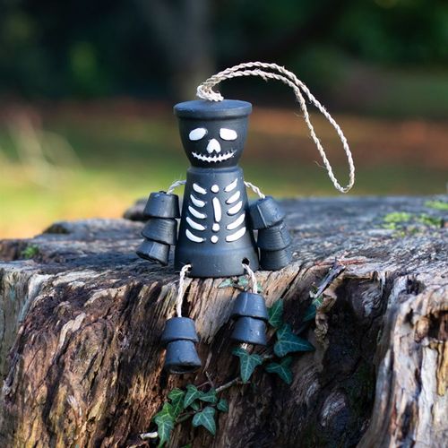 Black Skeleton Terracotta Pot Man 🇬🇧
