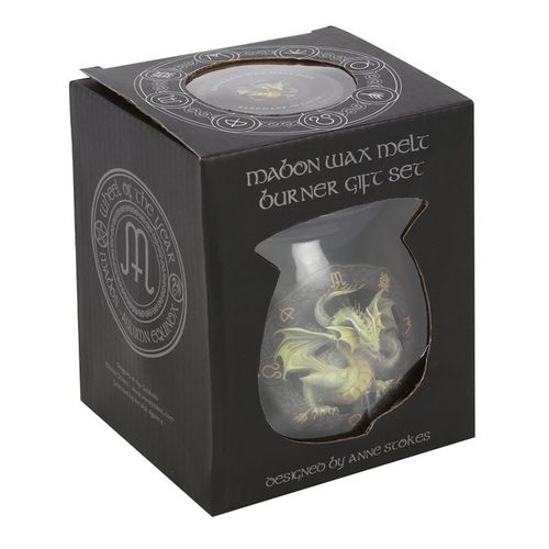 Mabon Wax Melt Burner Gift Set by Anne Stokes 🇬🇧