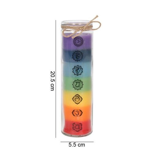 Tall Chakra Candle 🇬🇧