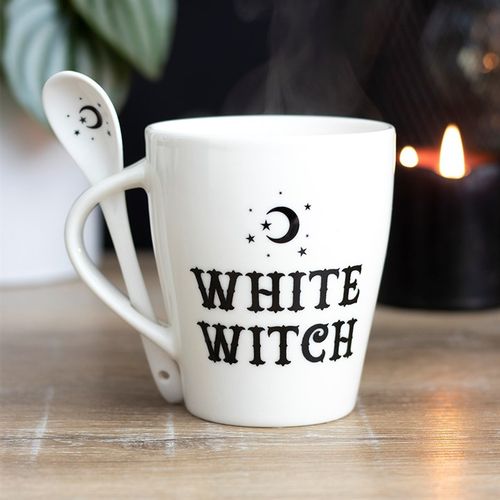 White Witch Mug and Spoon Set 🇬🇧