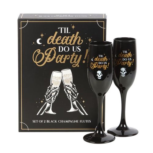 Til Death Do Us Party Champagne Flute Set 🇬🇧