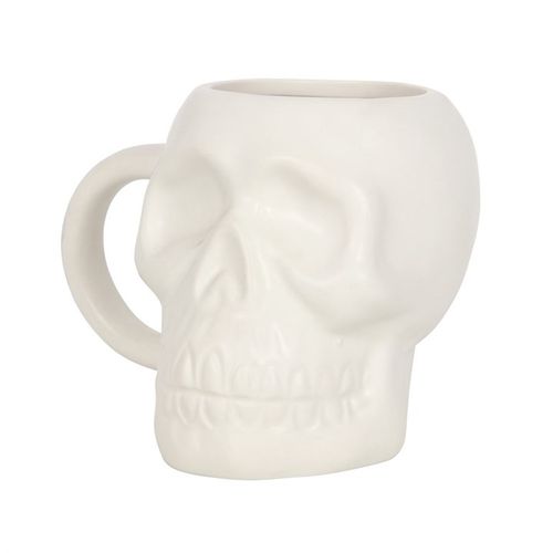 Matte White Skull Mug 🇬🇧