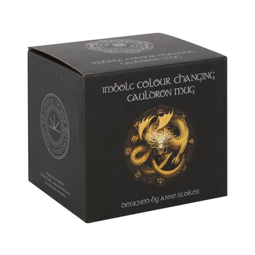 Imbolc Colour Changing Cauldron Mug by Anne Stokes 🇬🇧