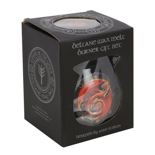 Beltane Wax Melt Burner Gift Set by Anne Stokes 🇬🇧