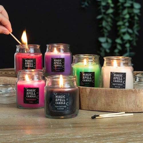 Opium 'Protection' Spell Candle Jar 🇬🇧