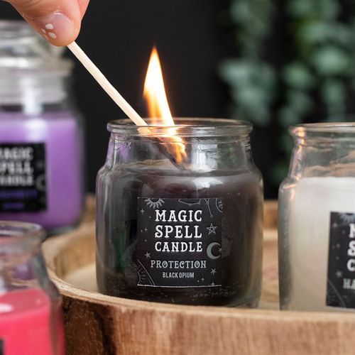 Opium 'Protection' Spell Candle Jar 🇬🇧