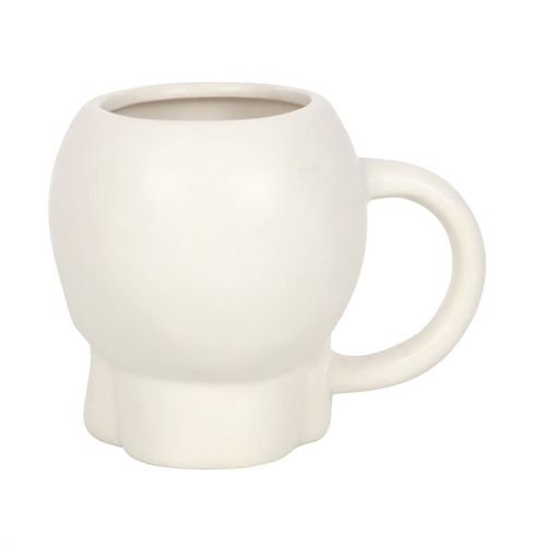 Matte White Skull Mug 🇬🇧