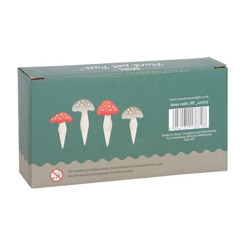 Set of 4 Mini Mushroom Plant Pot Pals 🇬🇧