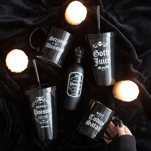Deadly Poison Plastic Tumbler with Straw 🇬🇧