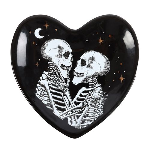 Skeleton Couple Heart Trinket Dish 🇬🇧