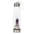 Amethyst Calming Glass Water Bottle 🇬🇧
